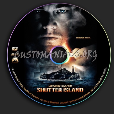 Shutter Island dvd label