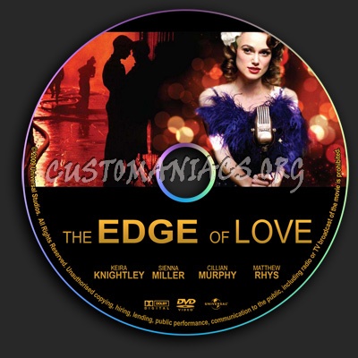 The Edge Of Love dvd label