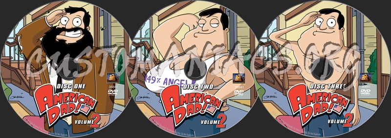 American Dad Volume 2 dvd label