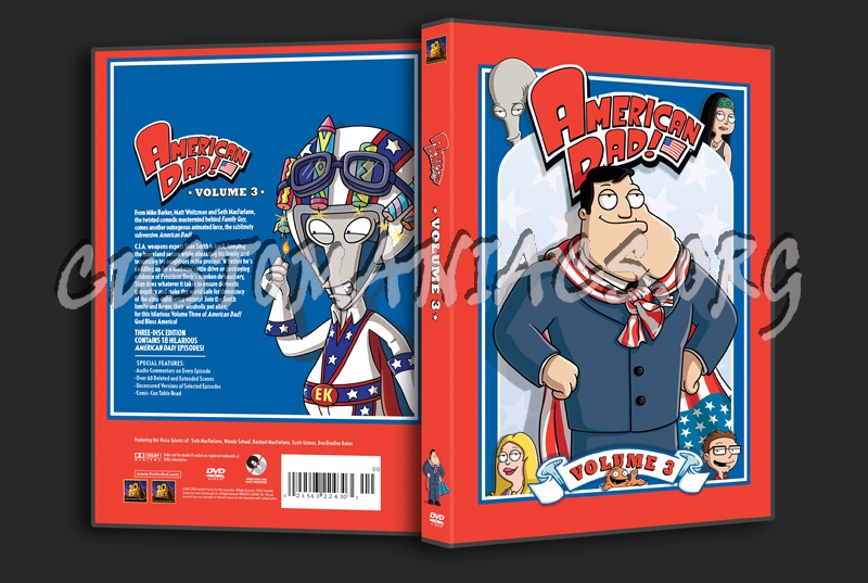 American Dad Volume 3 dvd cover