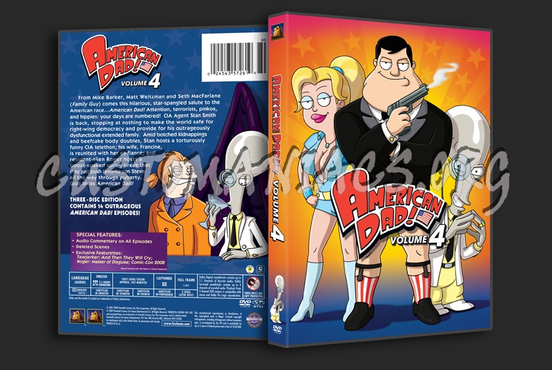 American Dad Volume 4 dvd cover