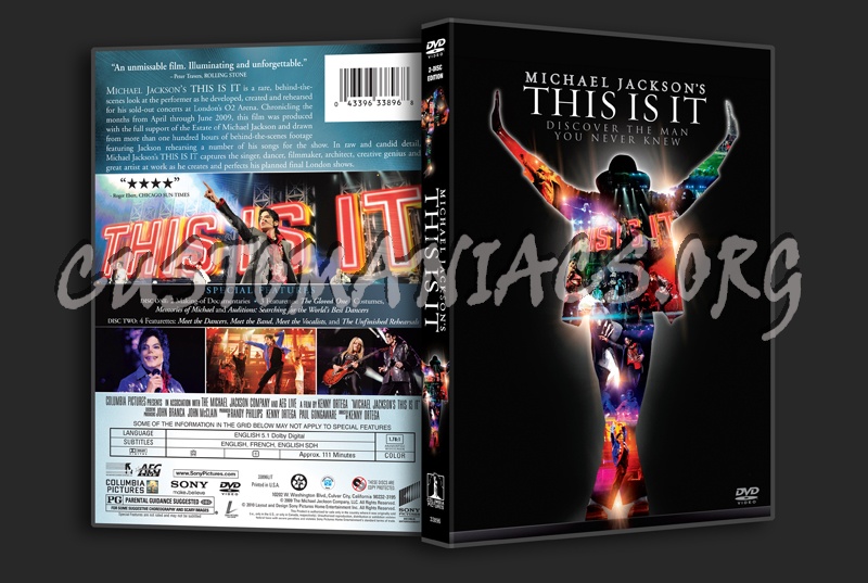 This Is It  2-disc dvd cover