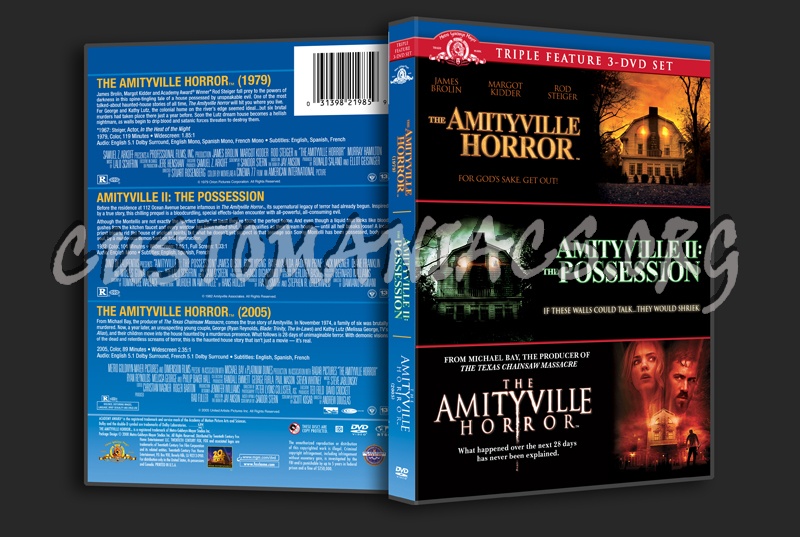 Amityville trilogy dvd cover