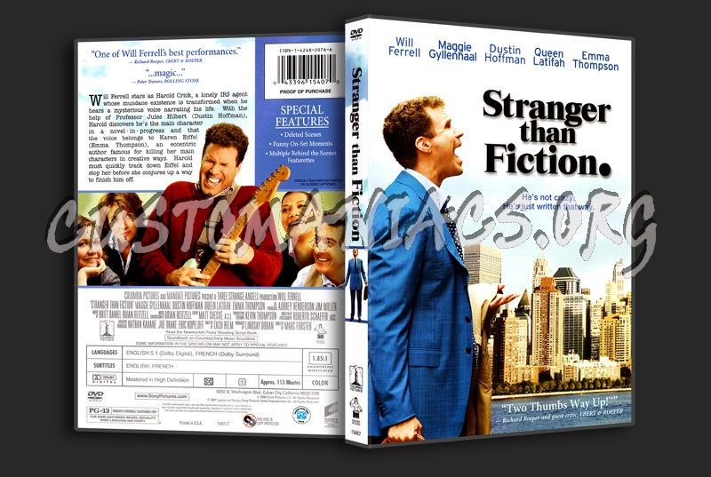 Stranger Than Fiction dvd cover