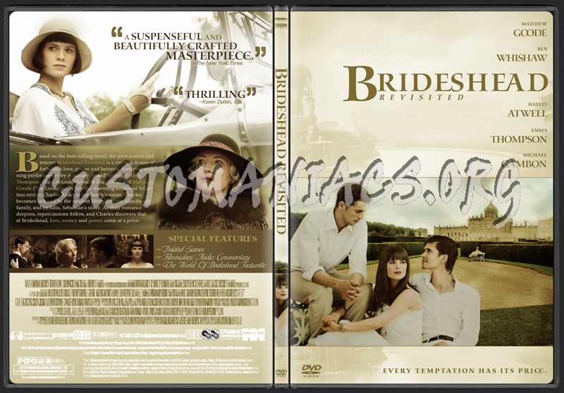 Brideshead Revisited dvd cover