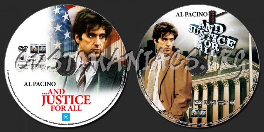 And Justice For All dvd label