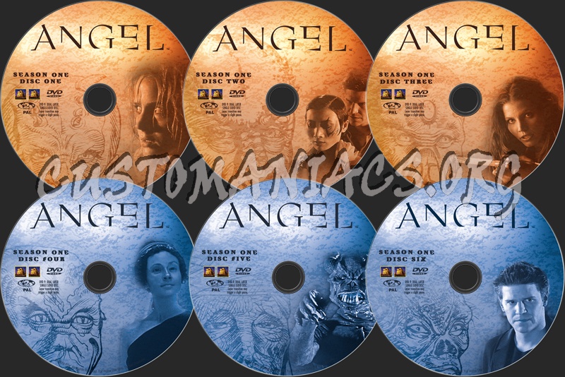 Angel Season 1 dvd label