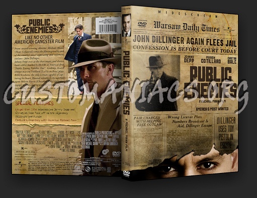 Public Enemies dvd cover