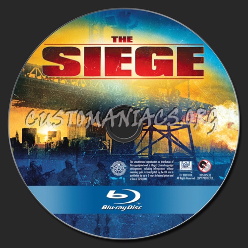 The Siege blu-ray label