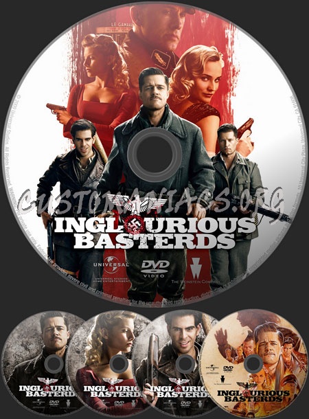 Inglourious Basterds dvd label