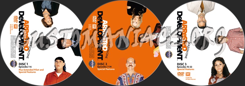 Arrested Development Season 1 dvd label