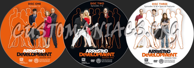 Arrested Development Season 2 dvd label