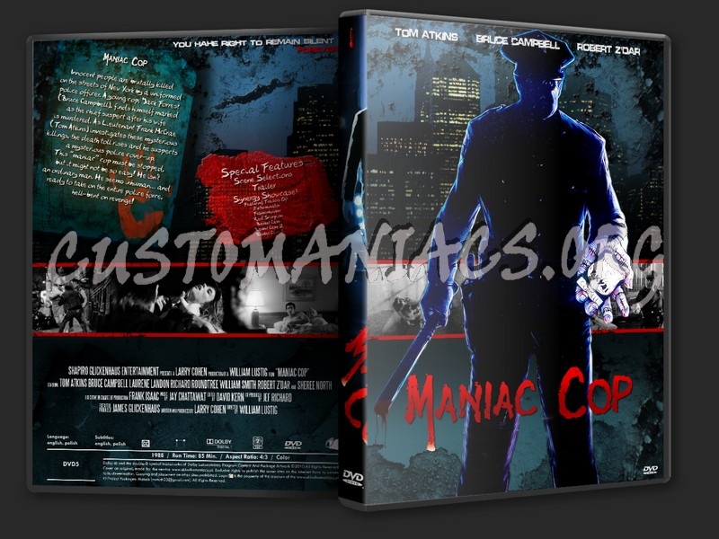 Maniac Cop dvd cover