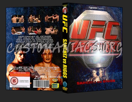 UFC UFN 07 Sanchez vs. Riggs dvd cover