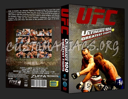 UFC Ultimate 100 Greatest Fights dvd cover