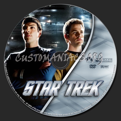 Star Trek dvd label