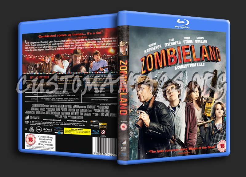 Zombieland blu-ray cover