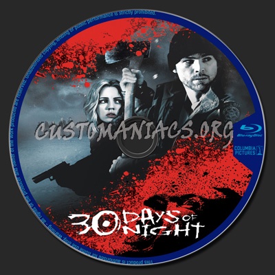 30 Days of Night blu-ray label