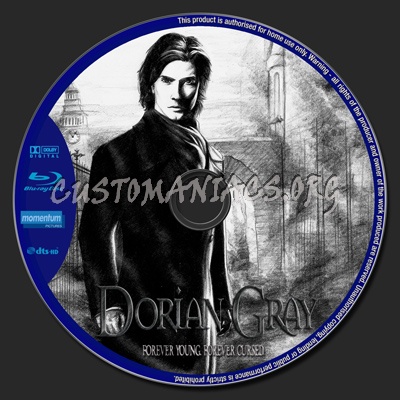 Dorian Gray blu-ray label