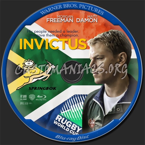 Invictus blu-ray label