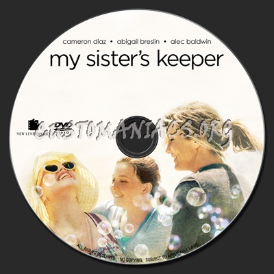 My Sister's Keeper dvd label