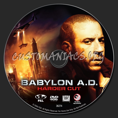 Babylon A.D. dvd label