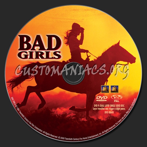 Bad Girls dvd label