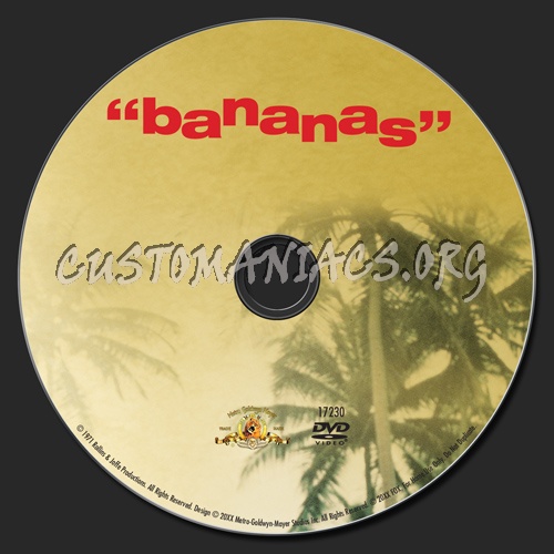 Bananas dvd label