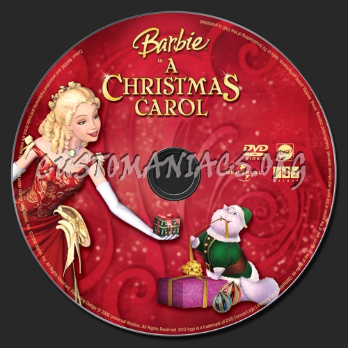 Barbie in A Christmas Carol dvd label