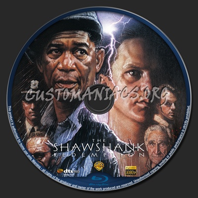 The Shawshank Redemption blu-ray label