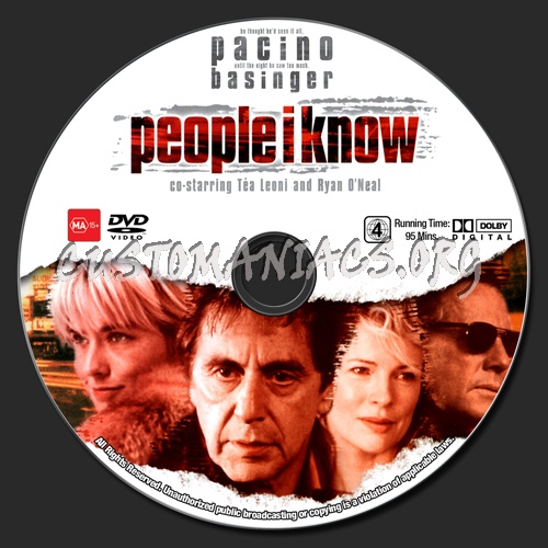 People I Know dvd label