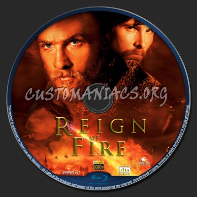 Reign Of Fire blu-ray label