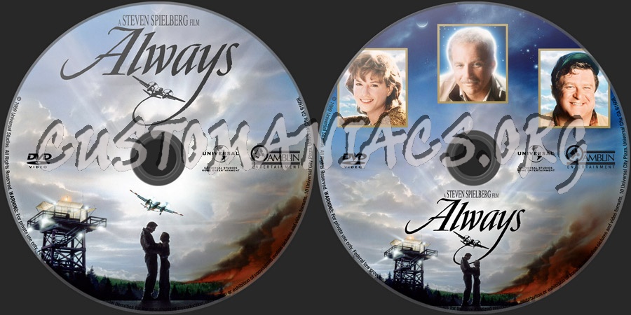 Always dvd label