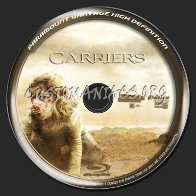 Carriers blu-ray label