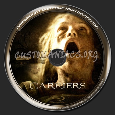 Carriers blu-ray label