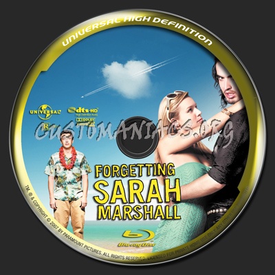 Forgetting Sarah Marshall blu-ray label