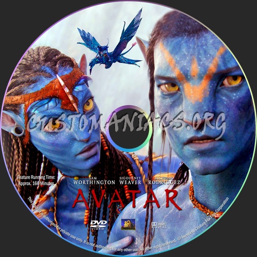 Avatar dvd label