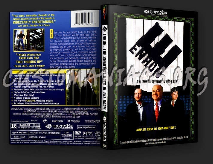 Enron The Smartest Guys In The Room Dvd Cover Dvd Covers