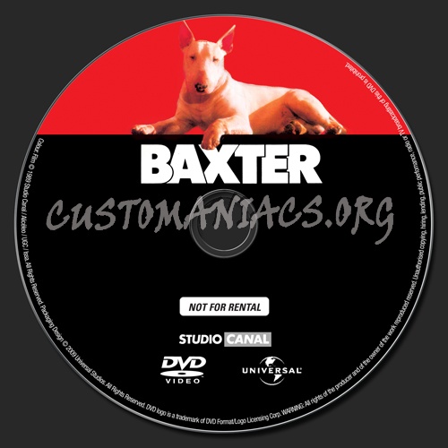 Baxter dvd label