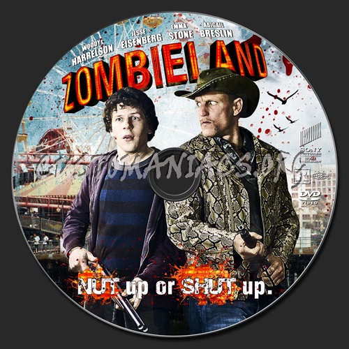 Zombieland dvd label