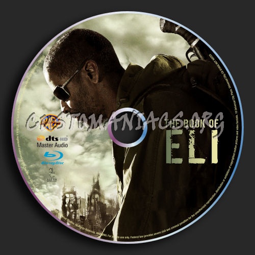 The Book Of Eli blu-ray label