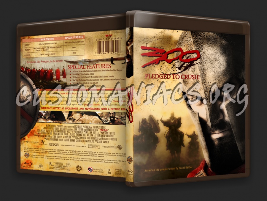 300 blu-ray cover