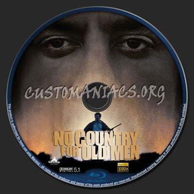 No Country For Old Men blu-ray label