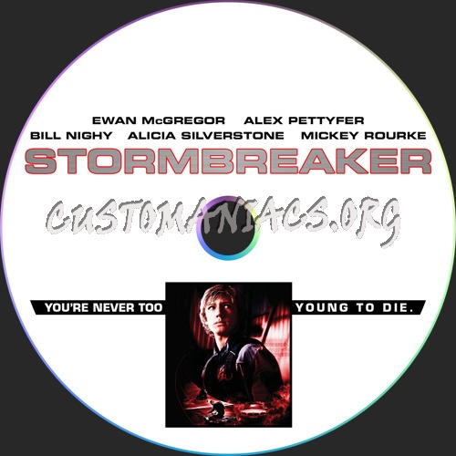 Stormbreaker dvd label