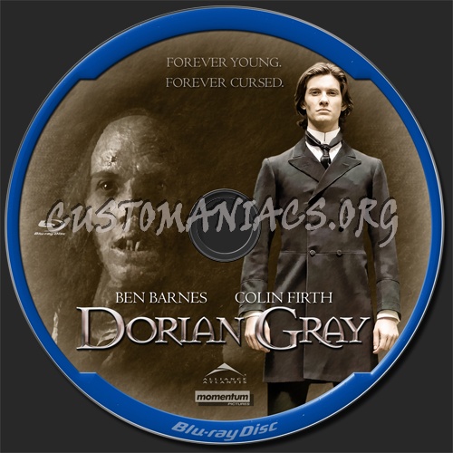 Dorian Gray blu-ray label