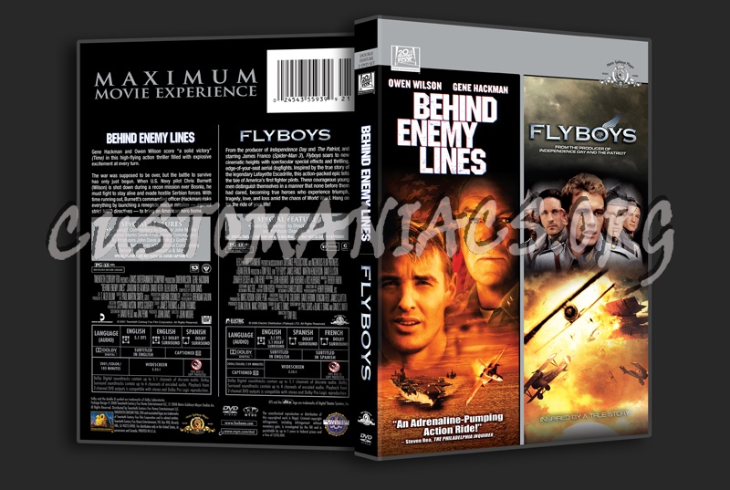 Behind Enemy Lines  / Flyboys dvd cover