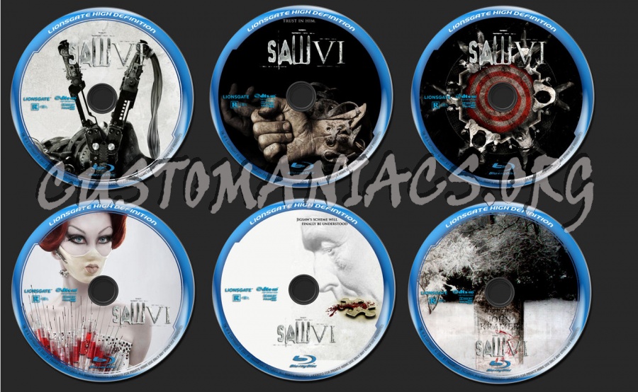 Saw VI blu-ray label