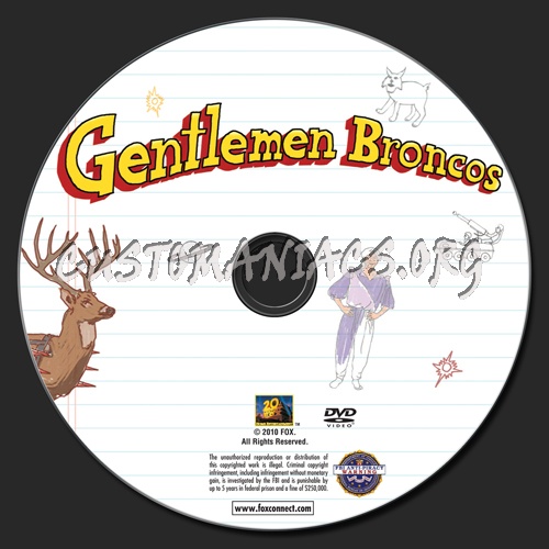 Gentlemen Broncos dvd label