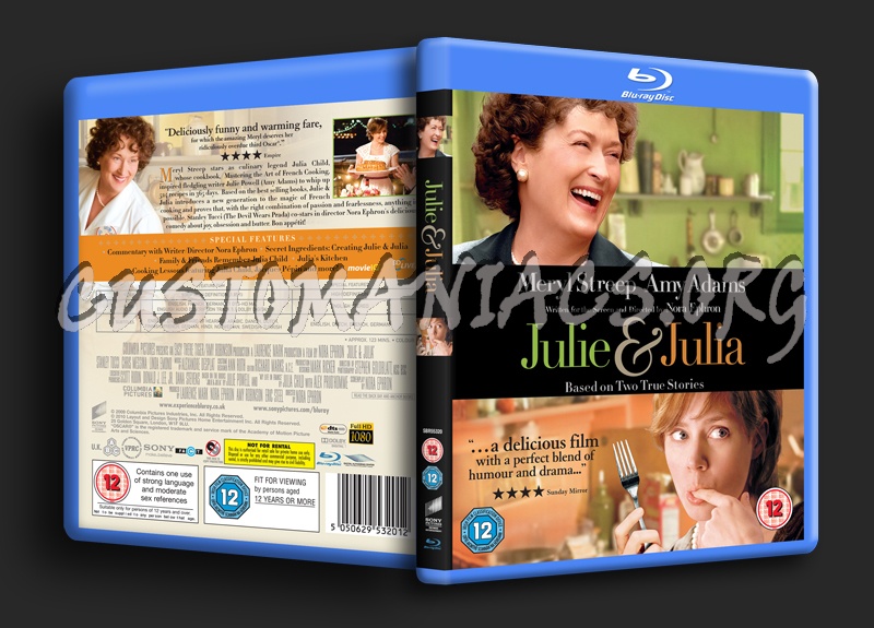 Julie & Julia blu-ray cover