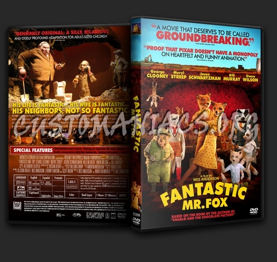 Fantastic Mr. Fox dvd cover